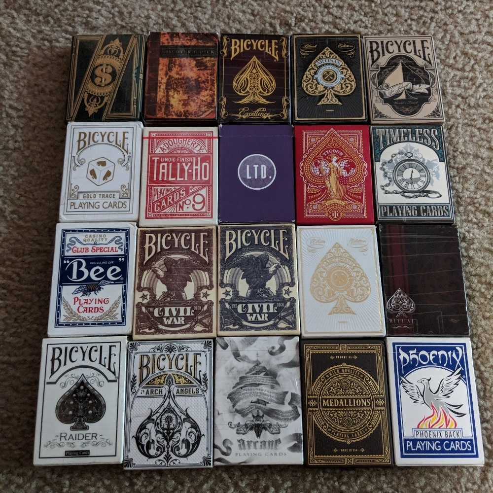 Playing cards collection